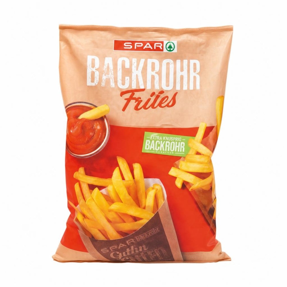 Spar Backrohr frites 750 g Akcija v trgovini Spar