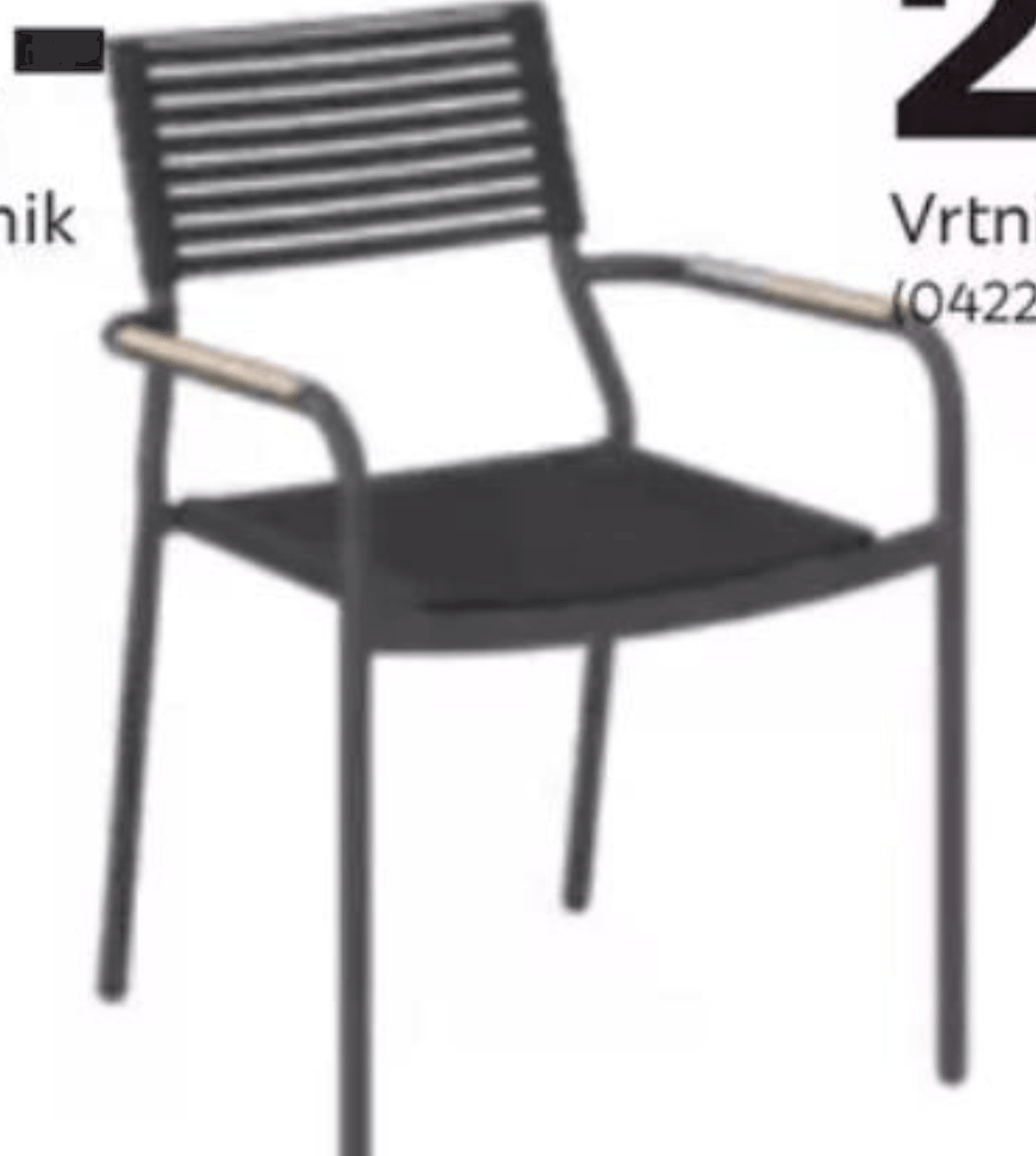 Vrtni stol „IRIS" - Akcija v trgovini Mömax