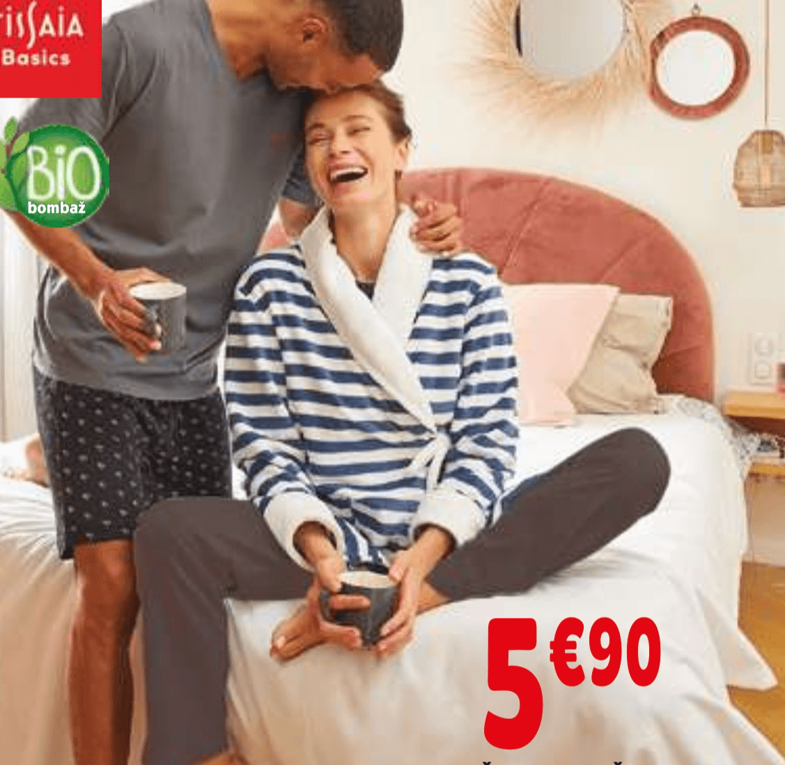 Ženske hlače za spanje TISSAIA Basics - Akcija v trgovini E.Leclerc