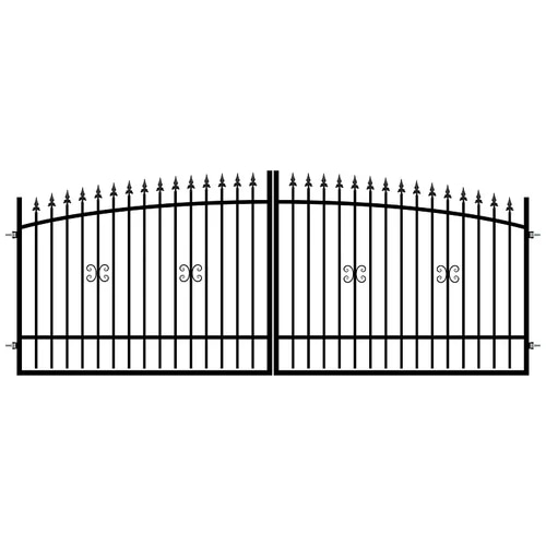 Vrtna ograja in vrata 'Monica' - Dvokrilna ograjna vrata - Akcija v trgovini Bauhaus
