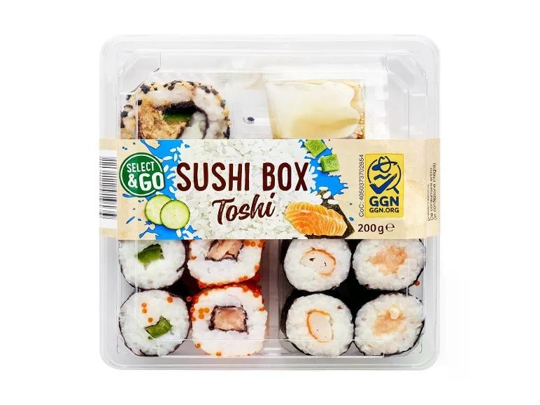 SELECT & GO Suši 190/200 g Toshi - Akcija v trgovini Lidl