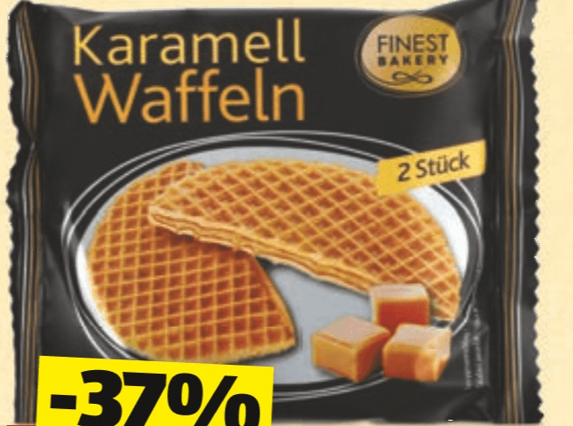 Finest Bakery Karamelni vaflji 80 g Akcija v trgovini Hofer