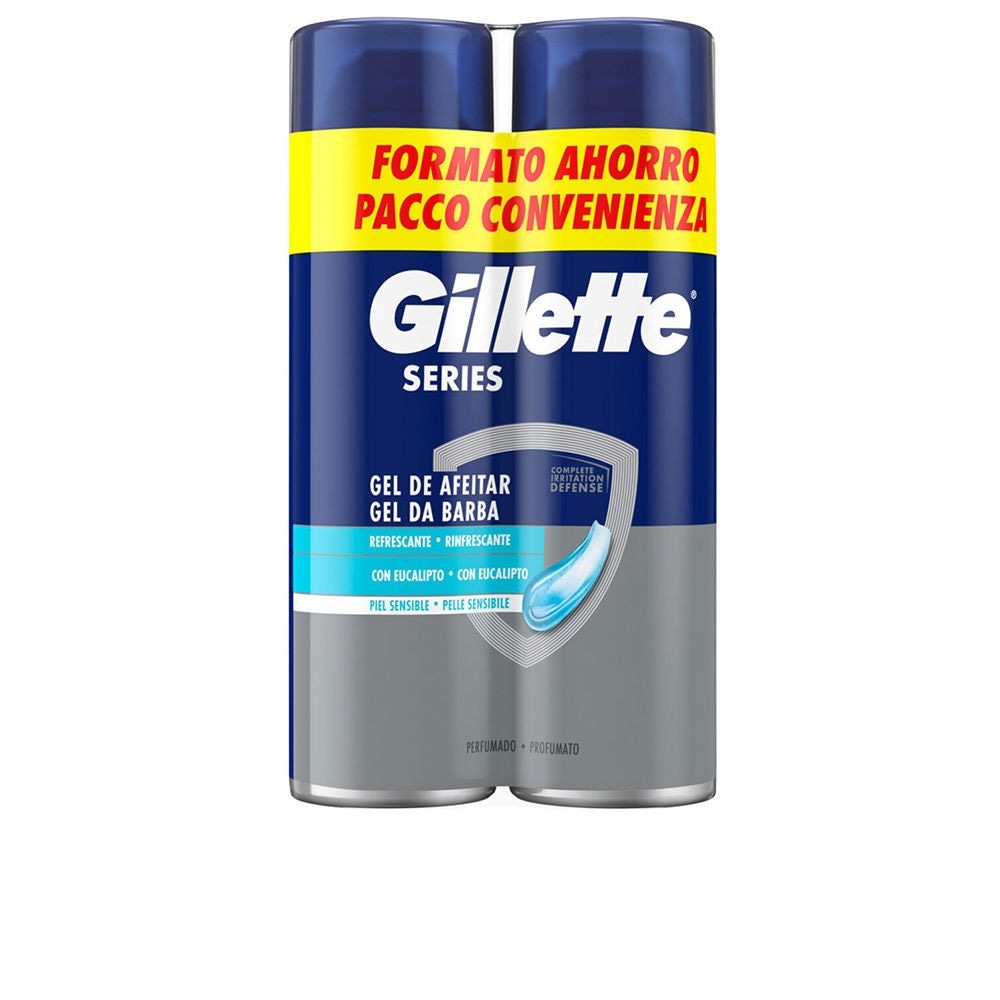 Gel za britje Gillette Series 2x200 ml Akcija v trgovini E.Leclerc