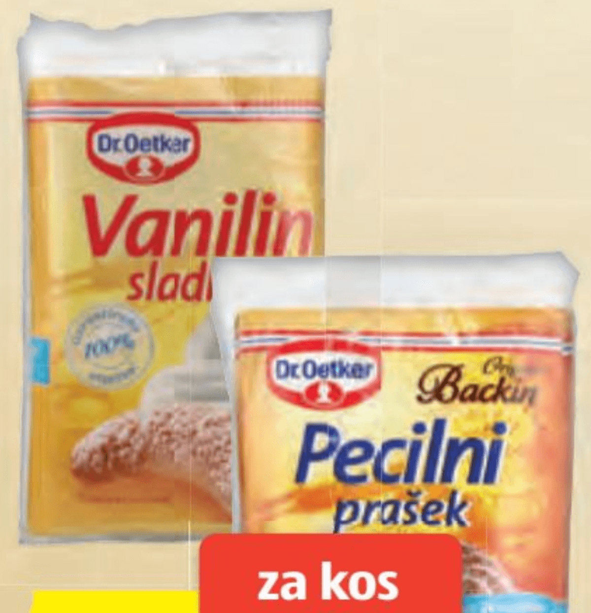 Dodatki za peko 72 g/48 g Dr. Oetker Akcija v trgovini Hofer