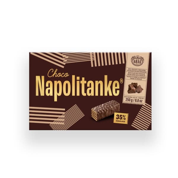 Napolitanke Kraš 250 g Akcija v trgovini Mercator