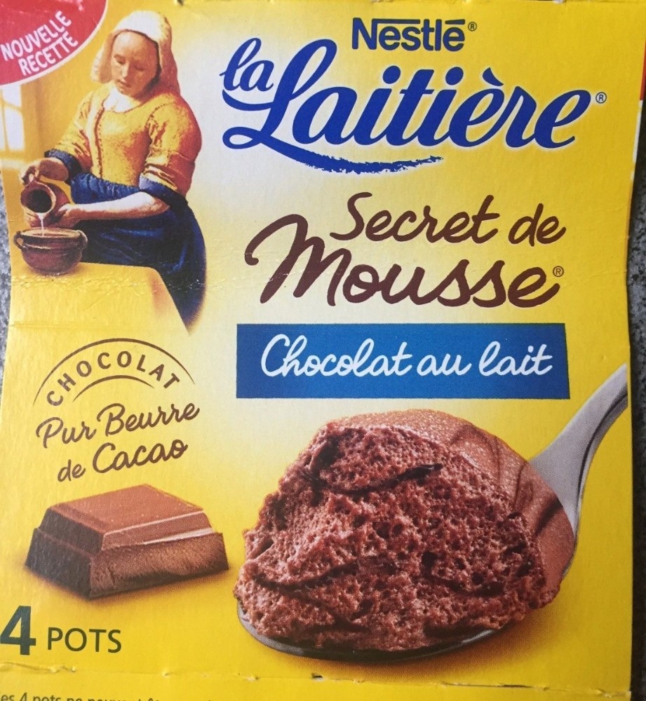 Mlečni desert Mousse 236 g Akcija v trgovini E.Leclerc