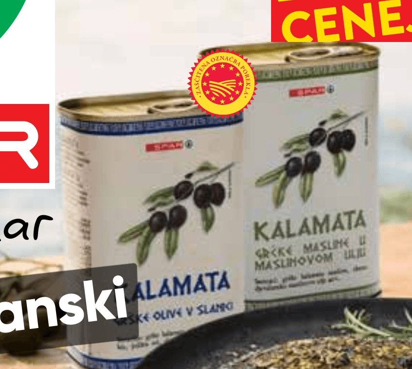 Spar Olive Kalamata 460 g ali 500 g - Akcija v trgovini Spar