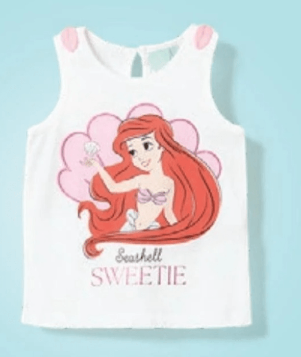Majica brez rokavov za dojenčke Little Mermaid Disney - Akcija v trgovini Pepco