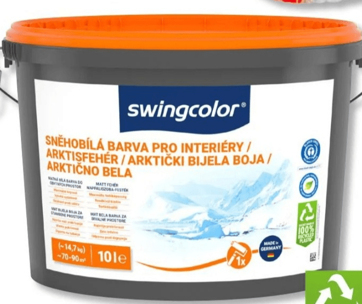 Swingcolor Arktisweiss 1 l - Akcija v trgovini Bauhaus