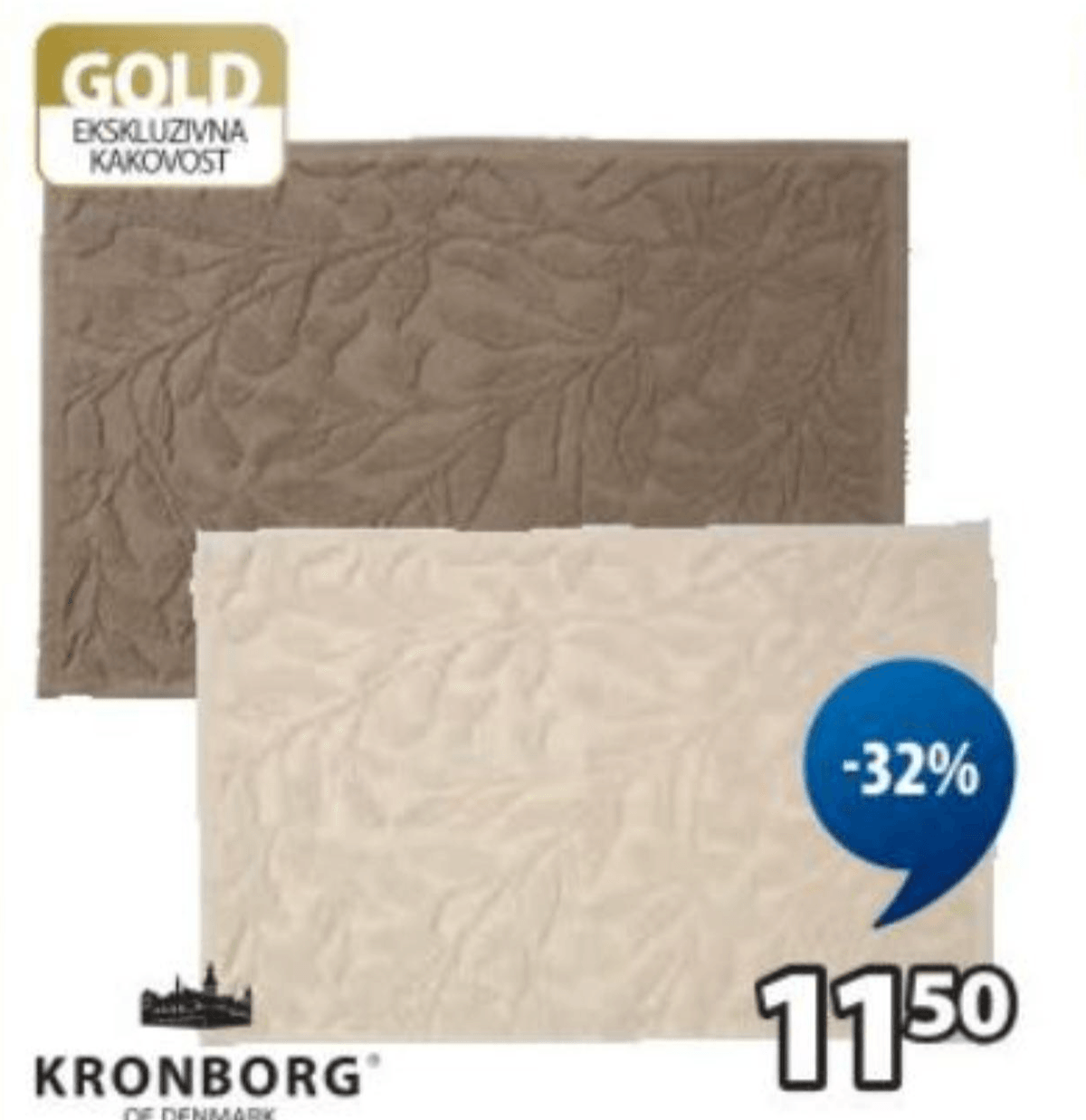 Kopalniška preproga ALMVIK KRONBORG - Akcija v trgovini Jysk