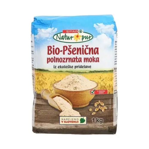 Bio-Pirina polnozrnata moka 1 kg Natur pur Akcija v trgovini Spar