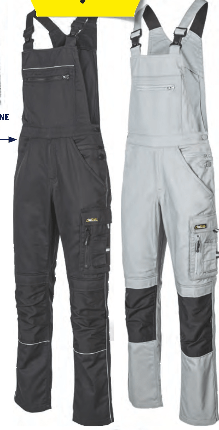 Moške delovne hlače z oprsnikom - Akcija v trgovini Hofer