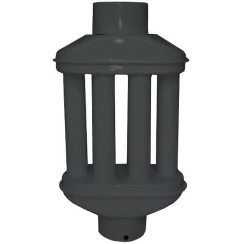 Dimni radiator Fi 120, 0,5 m, črni Akcija v trgovini Jager