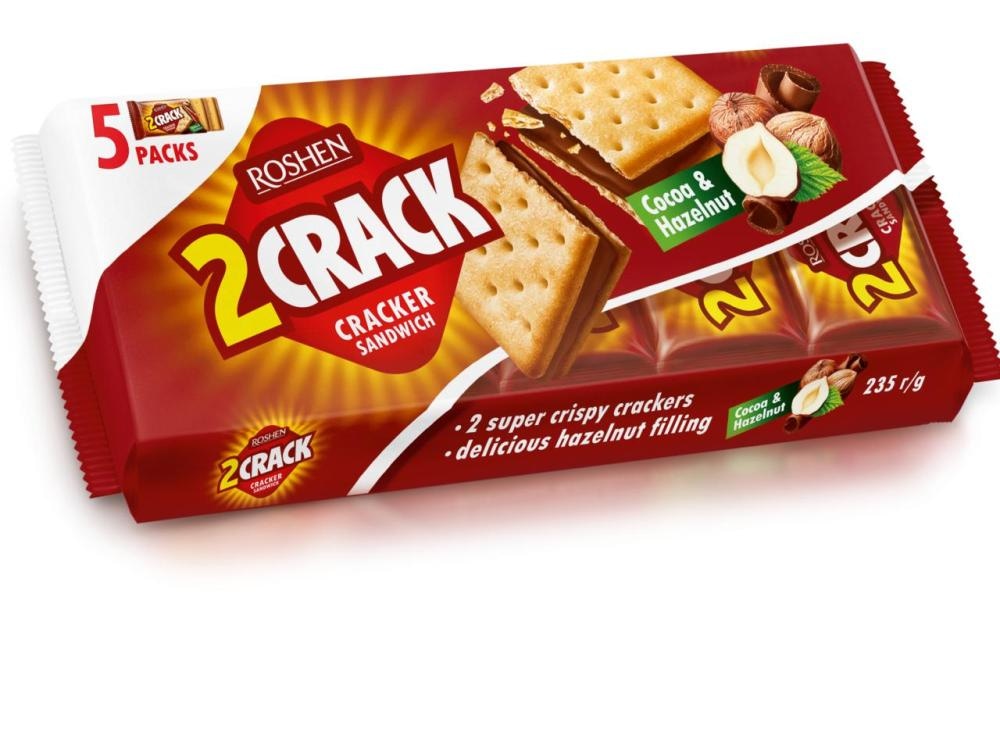 ROSHEN 2CRACK Sendvič keksi 190 g - Akcija v trgovini Lidl