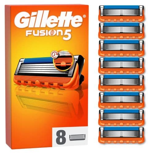 Nastavki za britje Gillette Fusion5 8 nastavkov Akcija v trgovini E.Leclerc