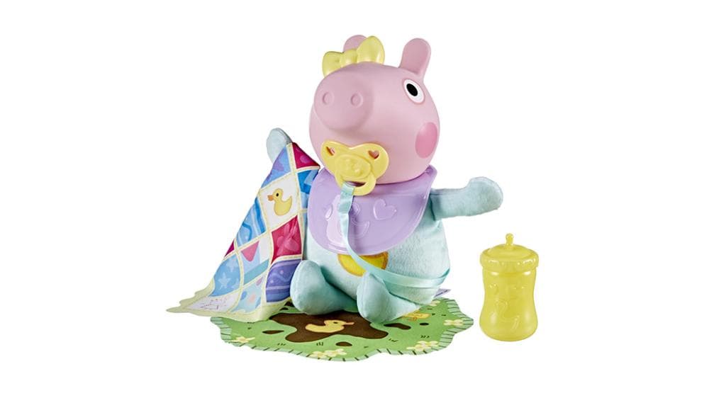 Hasbro Oinks and Snuggles interaktivna dojenčica Evie Akcija v trgovini Mueller