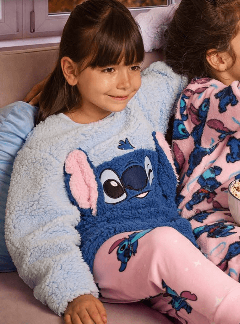 Mehka pižama s 3D ušesi Disney Stitch Akcija v trgovini Kik