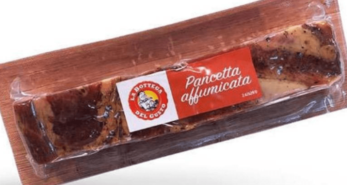 Dimljena panceta 200 g La Bottega del Gusto Akcija v trgovini Eurospin