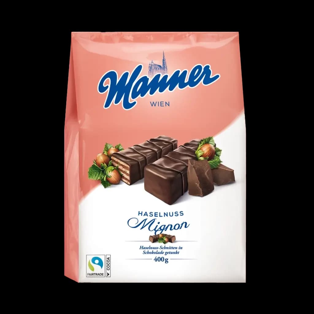 Napolitanke Manner Mignon 400 g Akcija v trgovini Mercator