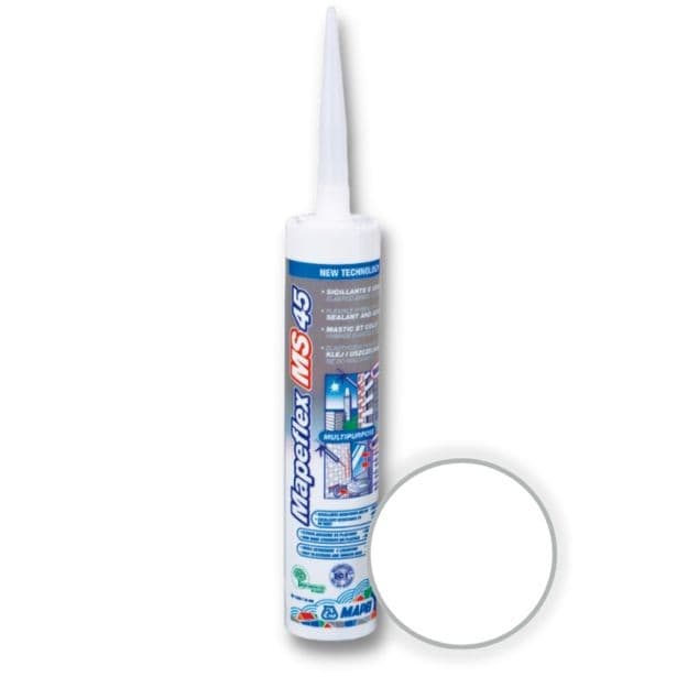 Hibridna tesnilna masa Mapei Mapeflex MS 45 White CRT 300 ml Akcija v trgovini Merkur