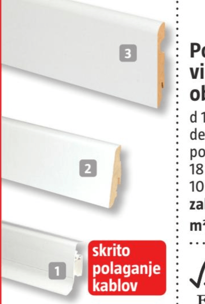 Talna letev 'KU50' - Akcija v trgovini Bauhaus