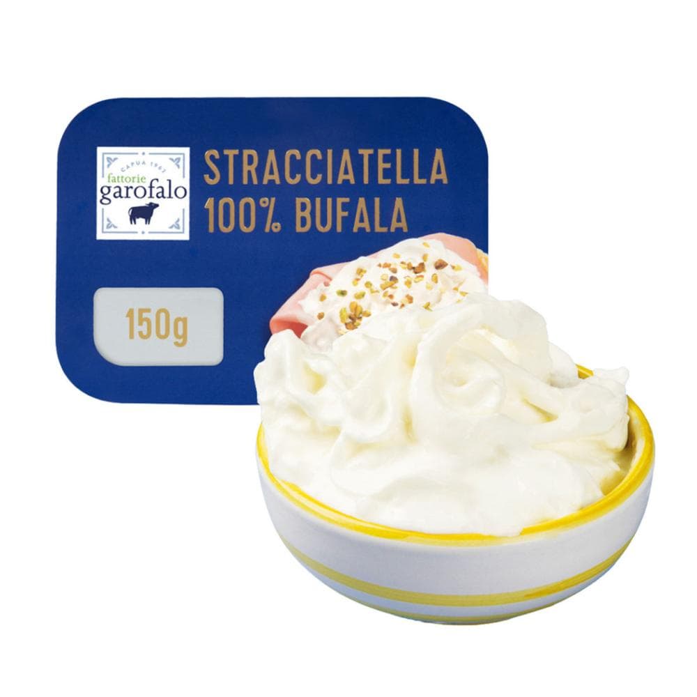 Garofalo bivolja stracciatella 150 g Akcija v trgovini E.Leclerc