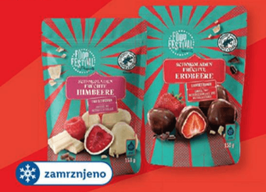 FOOD FESTIVAL Sadje v beli/mlečni čokoladi 150 g - Akcija v trgovini Lidl