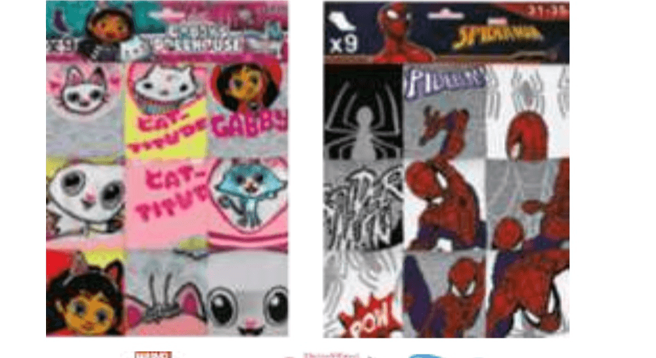 9x Otroške nogavice 9x - Akcija v trgovini E.Leclerc