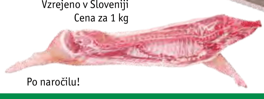 Svinjska polovica 1 kg Akcija v trgovini Jager