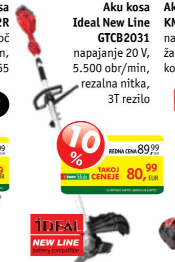 Aku kosa Ideal New Line GTCB2031 Akcija v trgovini Jager