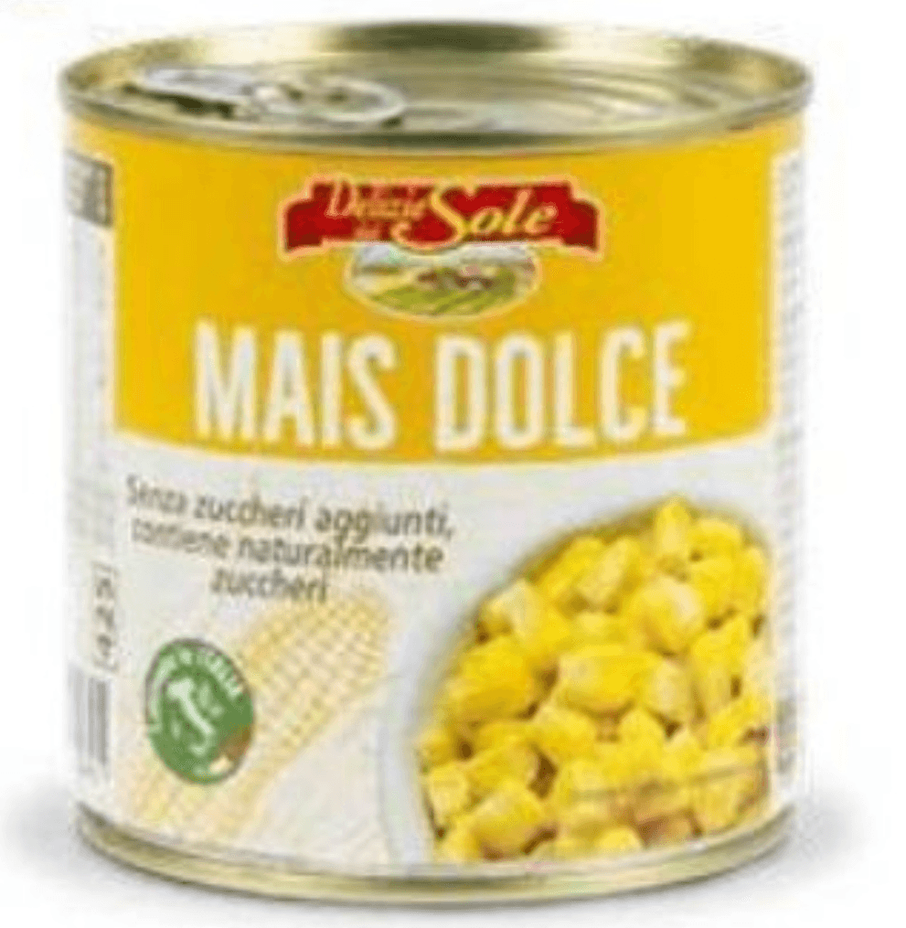 Delizie del Sole sladka koruza 340 g Akcija v trgovini Eurospin