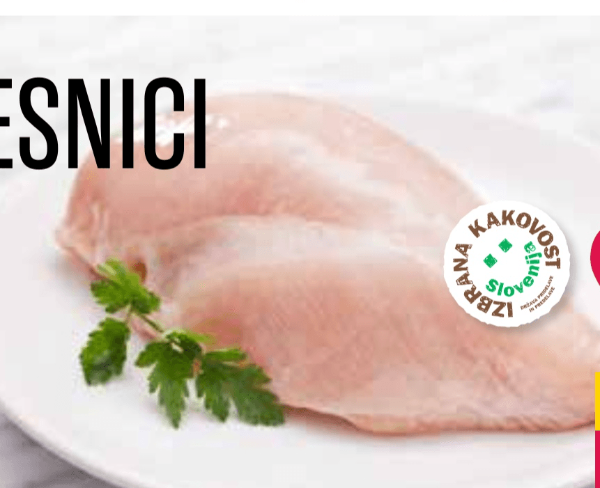MESNICA Piščančji file Akcija v trgovini Mercator