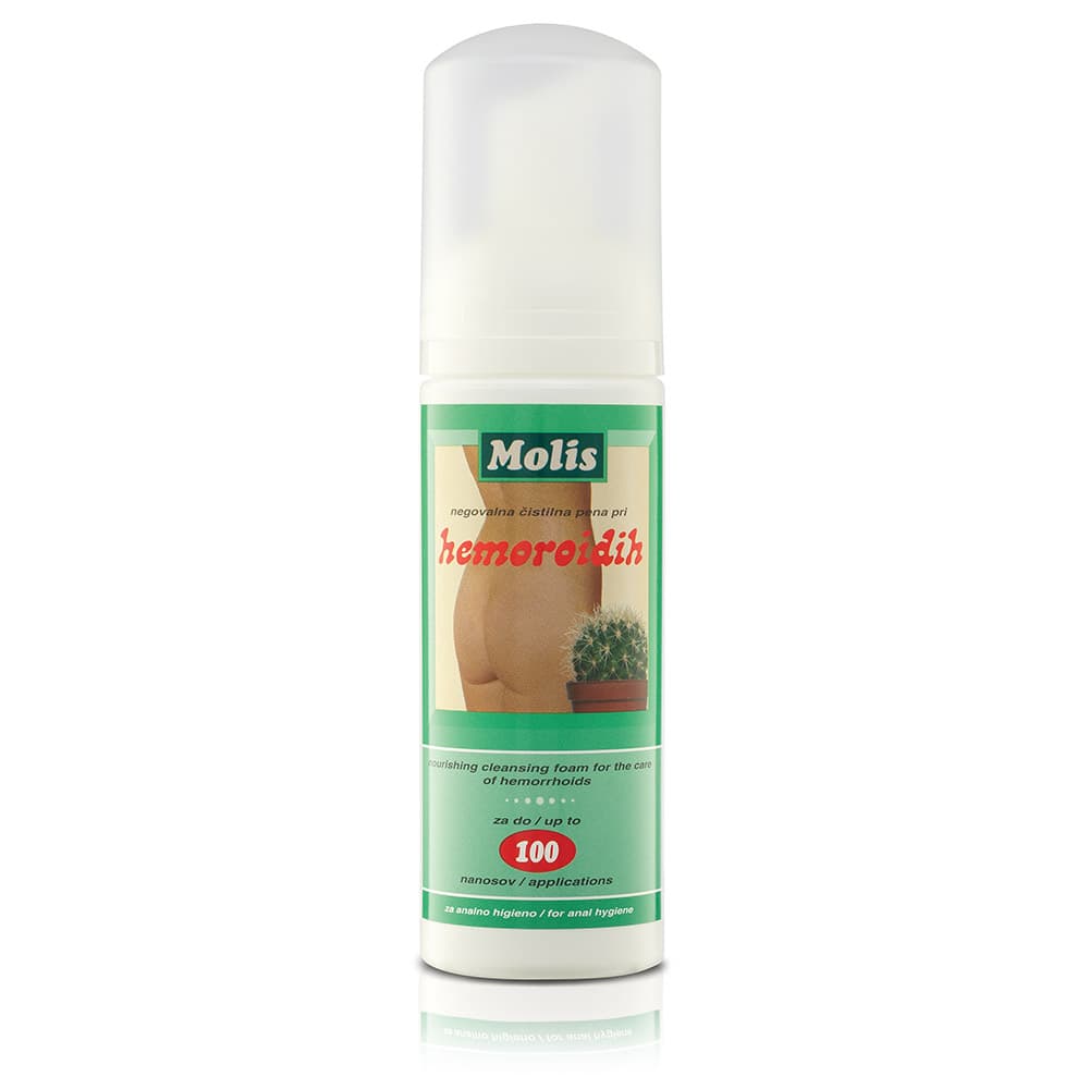 Molis pena za nego pri hemoroidih 150 ml Akcija v trgovini Tuš