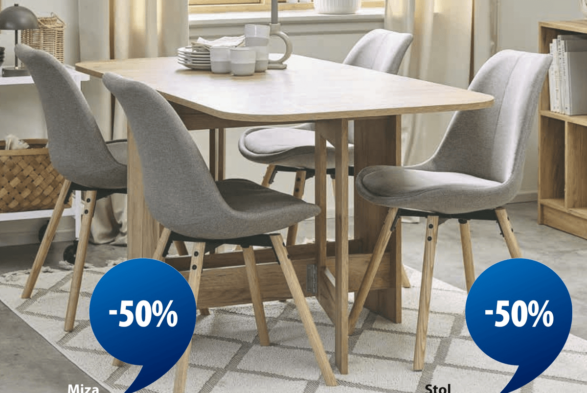 Jedilniški stol KASTRUP - Akcija v trgovini Jysk