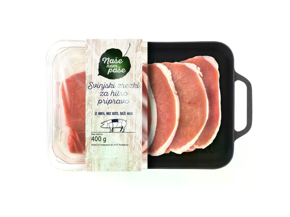 NAŠE NAM PAŠE Sveži goveji zrezki 480 g - Akcija v trgovini Lidl