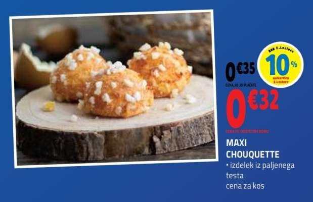 Maxi Chouquette 10 kos Akcija v trgovini E.Leclerc