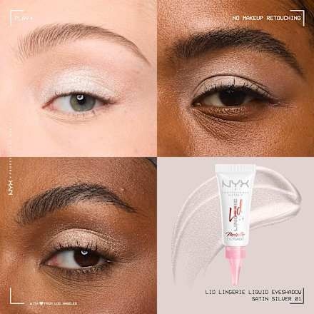 NYX Professional Makeup Lid Lingerie Metallic tekoče senčilo za veke Akcija v trgovini Dm