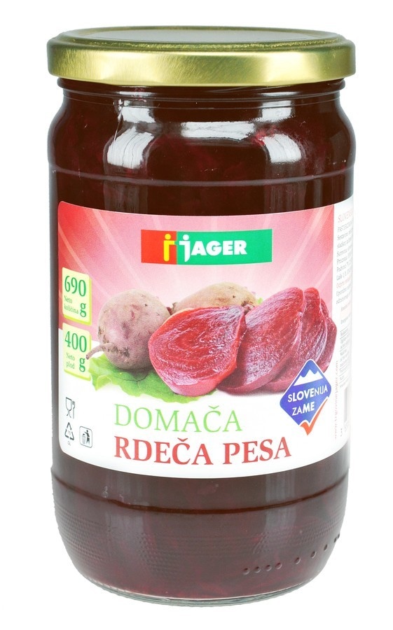 Jager Rdeča pesa 690 g - Akcija v trgovini Jager