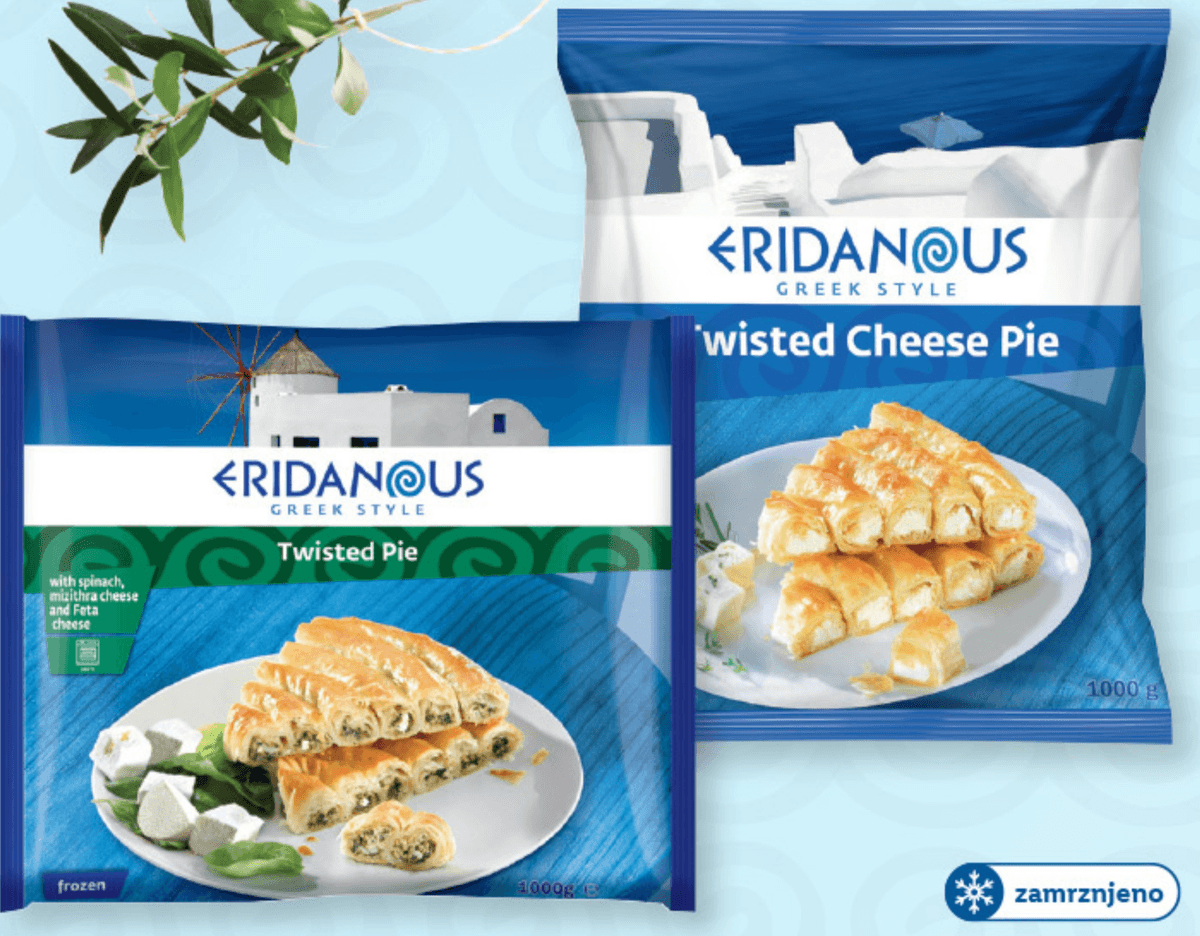 Eridanous polnjeni zavitki iz testa 1 kg Akcija v trgovini Lidl