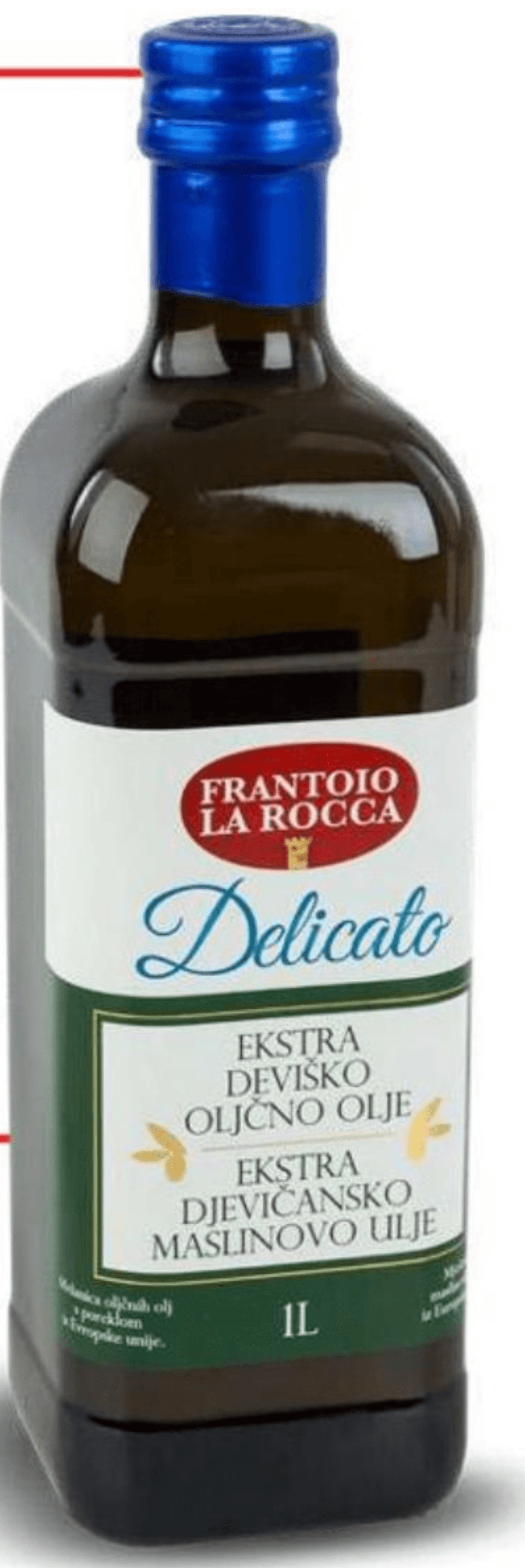 Frantoio La Rocca ekstra deviško oljčno olje Delicato 1 l Akcija v trgovini Eurospin