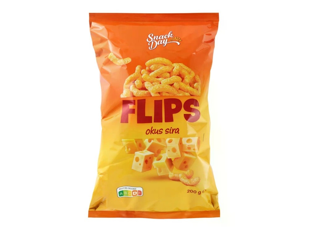 Flips z okusom sira 140 g Akcija v trgovini Eurospin