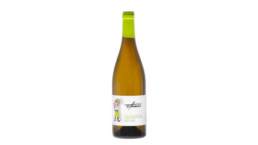 Kakovostno vino ZGP Zelen ali Malvazija 0,75 l Kmetija Tomažič Akcija v trgovini E.Leclerc
