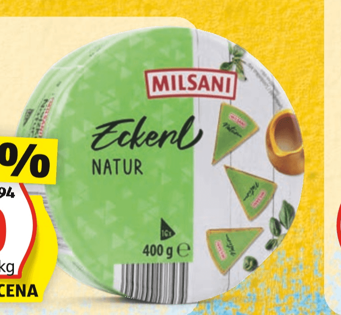 Topljeni sir 400 g MILSANI - Akcija v trgovini Hofer