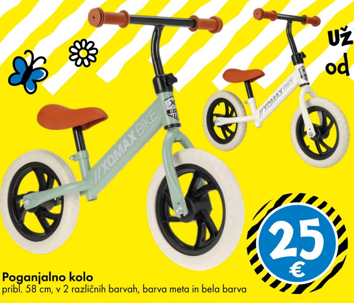 Poganjalno kolo XQMAX BIKE - Akcija v trgovini Tedi