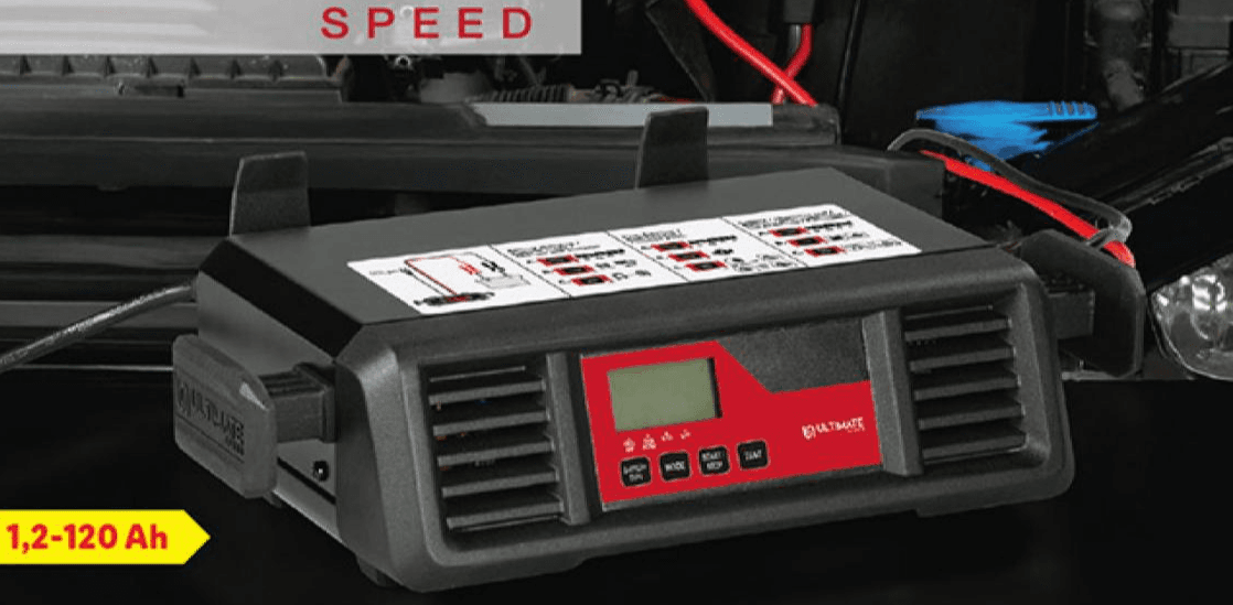 Ultimate Speed Polnilnik za akumulatorje motornih vozil 6 V ali 12 V / 1,2-120 Ah Akcija v trgovini Lidl