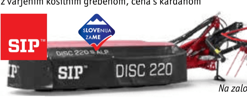 Bočna diskasta kosilnica SIP DISC S-ALP 260 Akcija v trgovini Jager