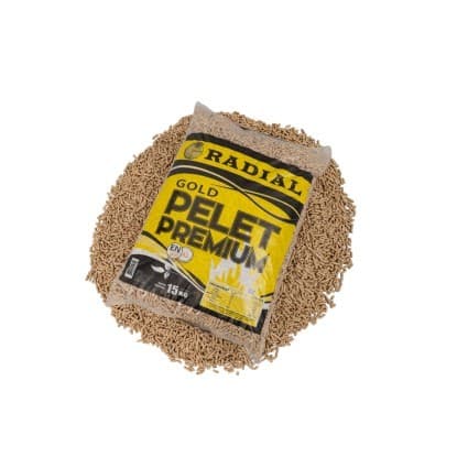 Radial Gold pelet premium lesni peleti A1 15 kg Akcija v trgovini Obi