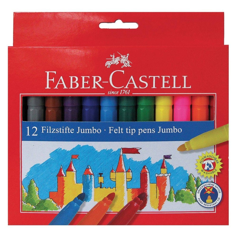 Faber-Castell Flomastri Jumbo 12/1 Akcija v trgovini Spar