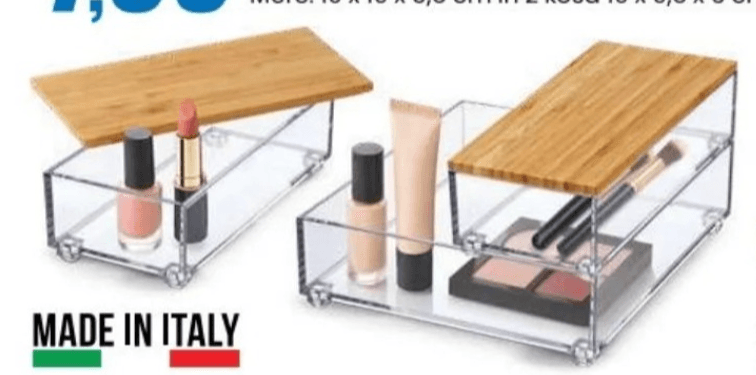 Komplet 3 organizatorjev 3 kosi Fior di Magnolia - Akcija v trgovini Eurospin