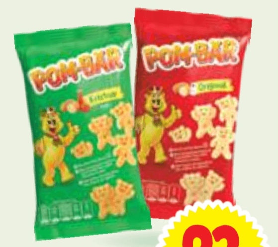 Pom-Bär krompirjev prigrizek 100 g Akcija v trgovini E.Leclerc